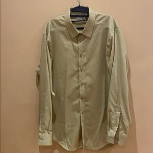 Green men’s button up